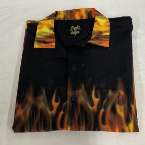 EUC Mens short sleeve button down Benny’s shirt